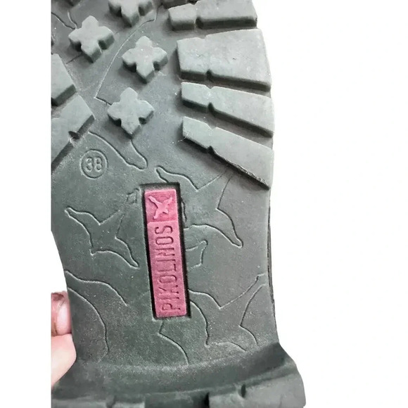 Pikolinos geeen Leather Lace Up  Dress Oxford Shoes Size 38 (US 7.5) - Picture 5 of 8